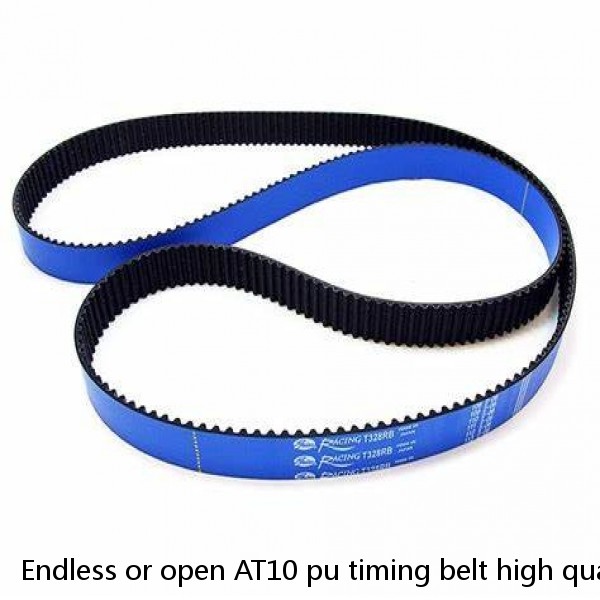 Endless or open AT10 pu timing belt high quality economic for money detector