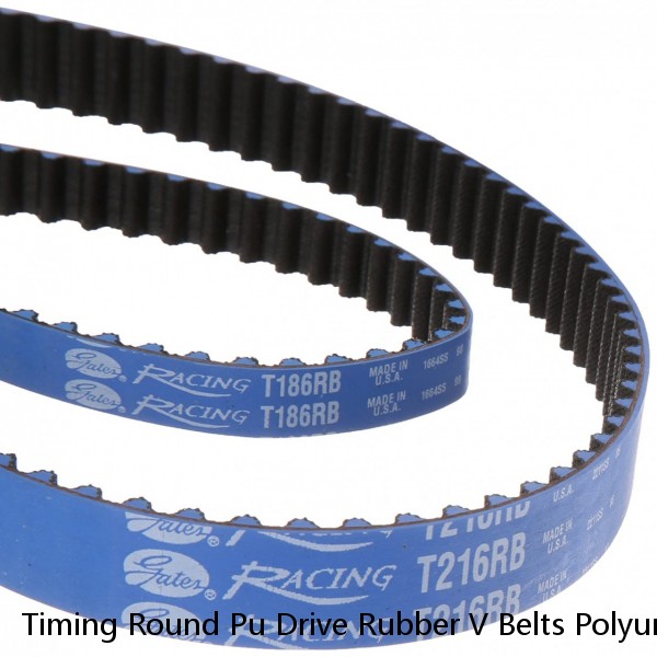 Timing Round Pu Drive Rubber V Belts Polyurethane Polycord Top Welding For Machine End Turntable Flat Printing 6Mm Coil Belt