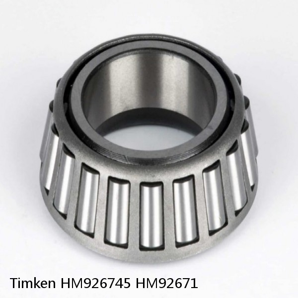 HM926745 HM92671 Timken Tapered Roller Bearings #1 small image