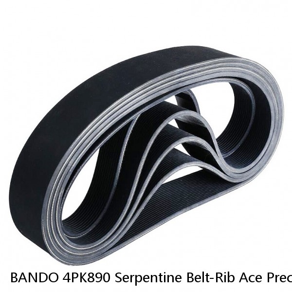 BANDO 4PK890 Serpentine Belt-Rib Ace Precision Engineered V-Ribbed Belt  #1 small image