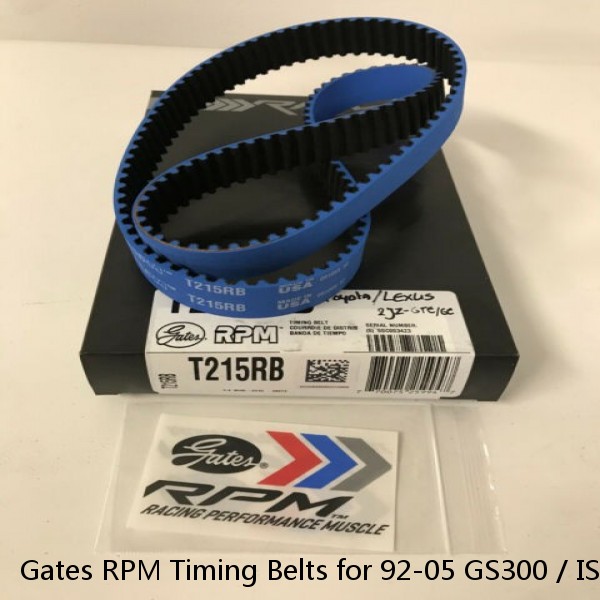 Gates RPM Timing Belts for 92-05 GS300 / IS300 / SC300 & Toyota Supra # T215RB #1 small image
