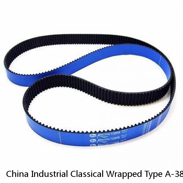 China Industrial Classical Wrapped Type A-38 975Mm Transmission Timing Rubber Belt