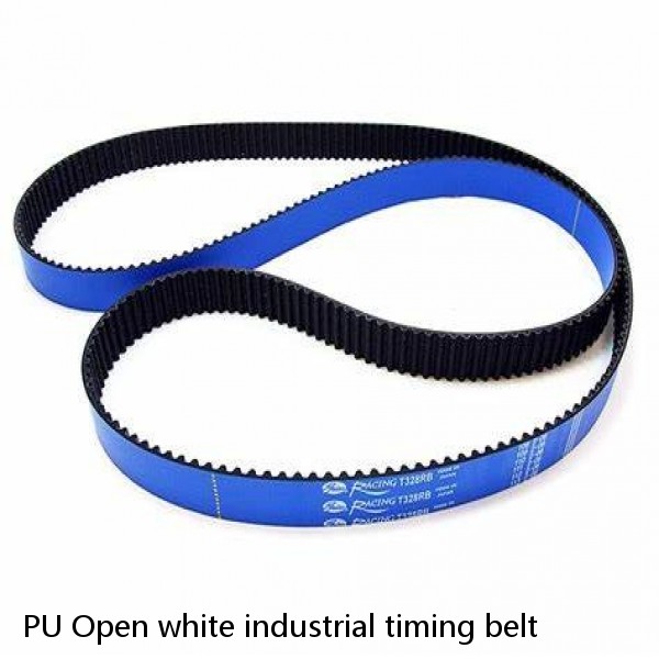 PU Open white industrial timing belt