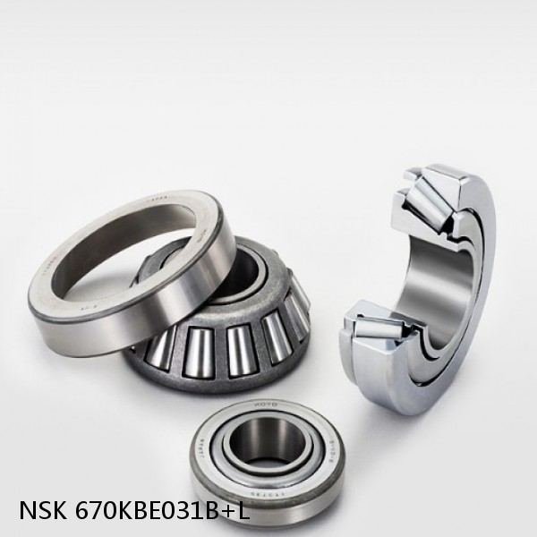670KBE031B+L NSK Tapered roller bearing #1 image