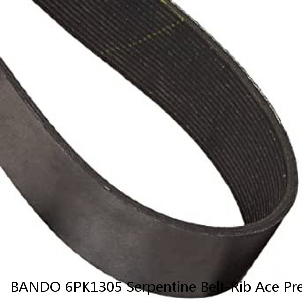 BANDO 6PK1305 Serpentine Belt-Rib Ace Precision Engineered V-Ribbed Belt  #1 image