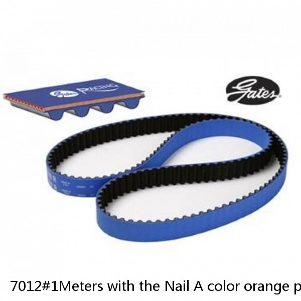 7012#1Meters with the Nail A color orange polyurethane v-belt timing belts #1 image