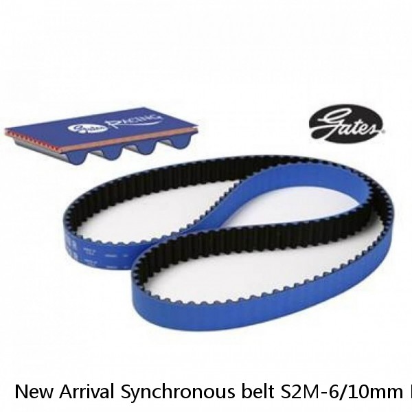 New Arrival Synchronous belt S2M-6/10mm Pu Timing Belt pu belt For factory #1 image